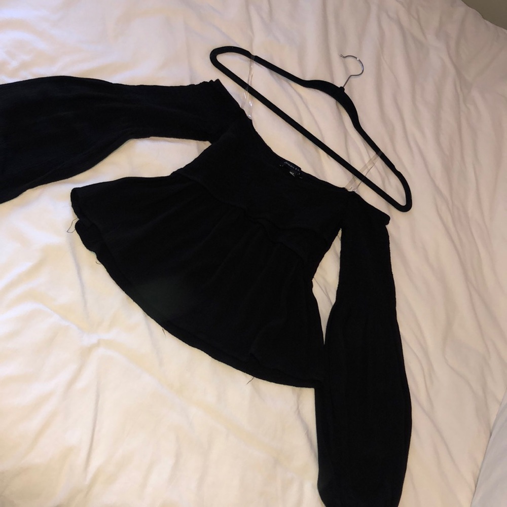 Kendall and Kylie Black Blouse
